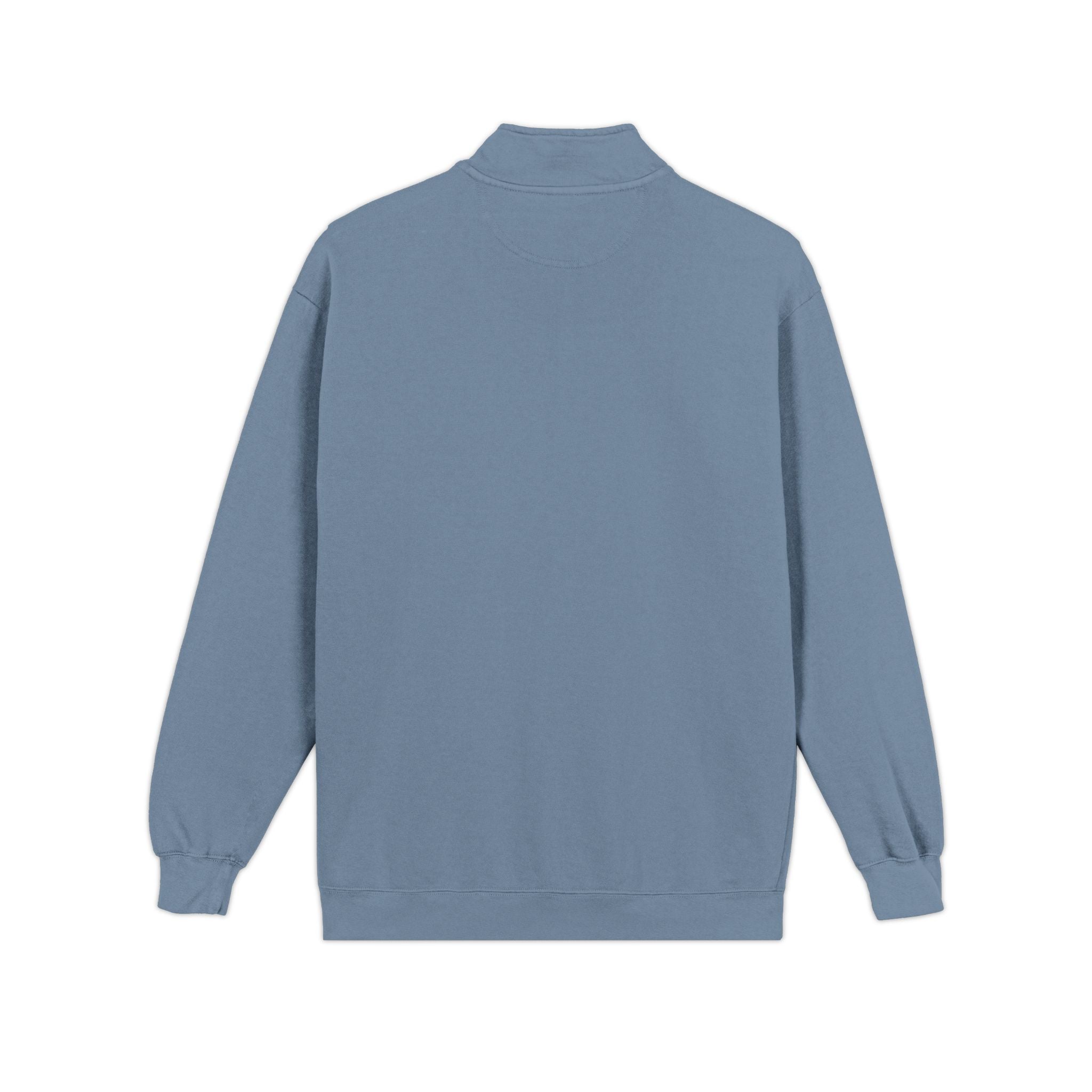 Quarter-Zip Sweatshirt — Minimalist 'S' Monogram Pullover