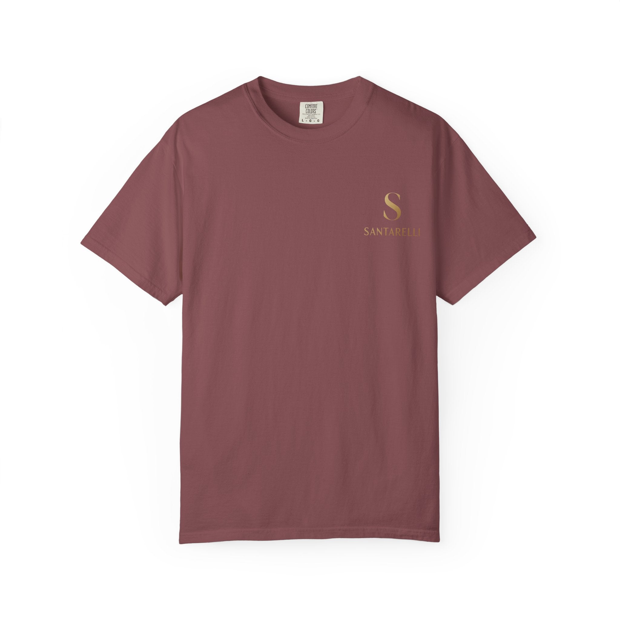 T-Shirt — Minimal Gold Foil 'S' Logo Tee