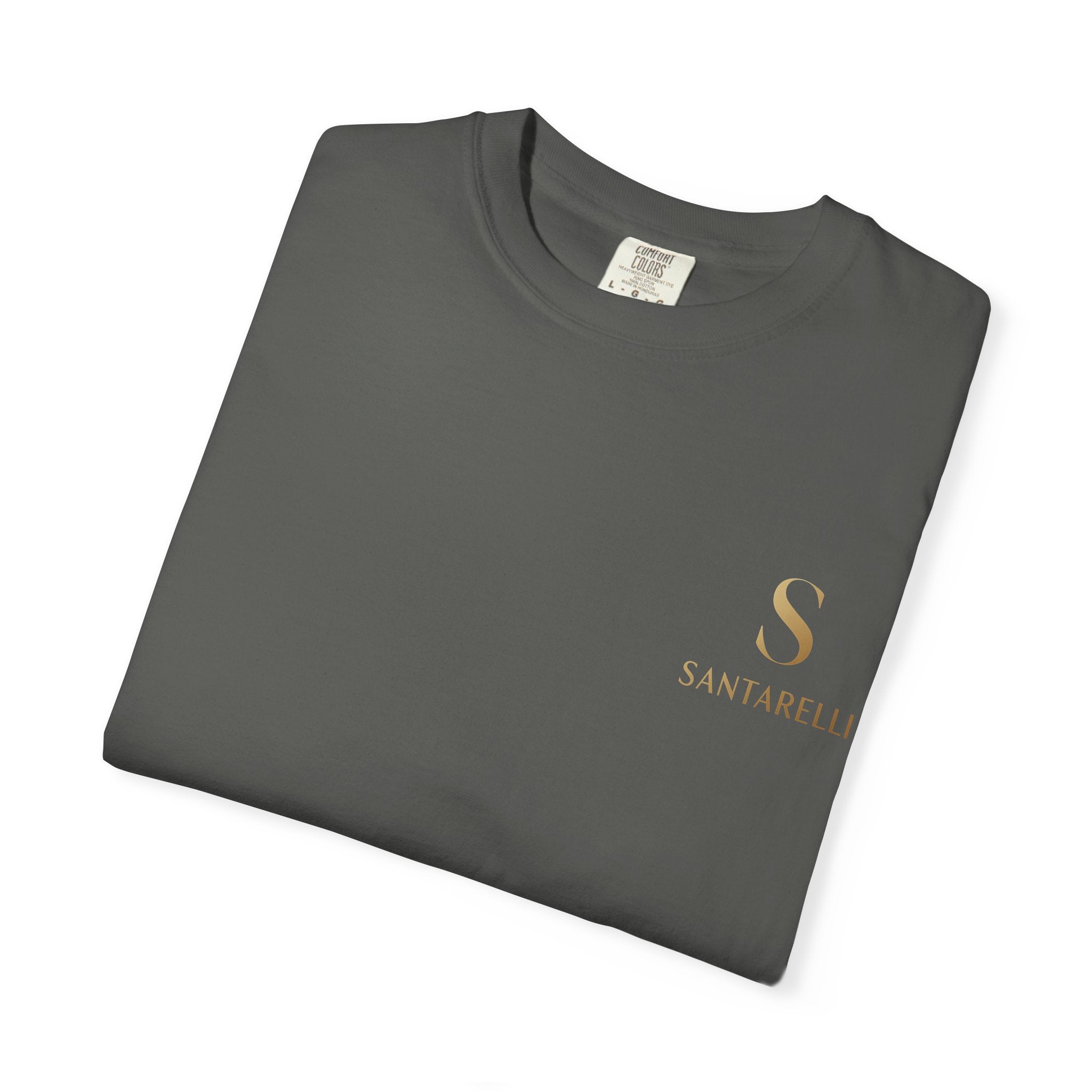 T-Shirt — Minimal Gold Foil 'S' Logo Tee