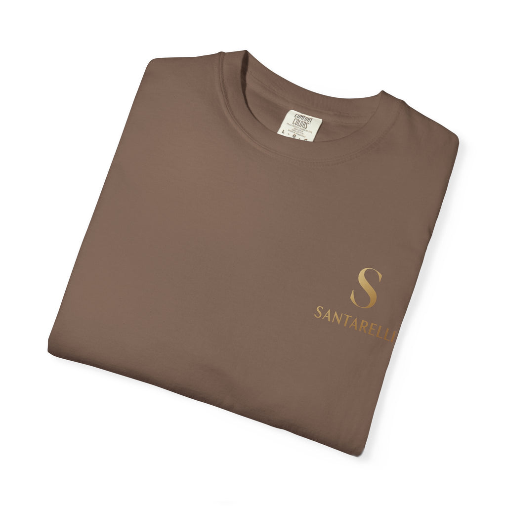 T-Shirt — Minimal Gold Foil 'S' Logo Tee