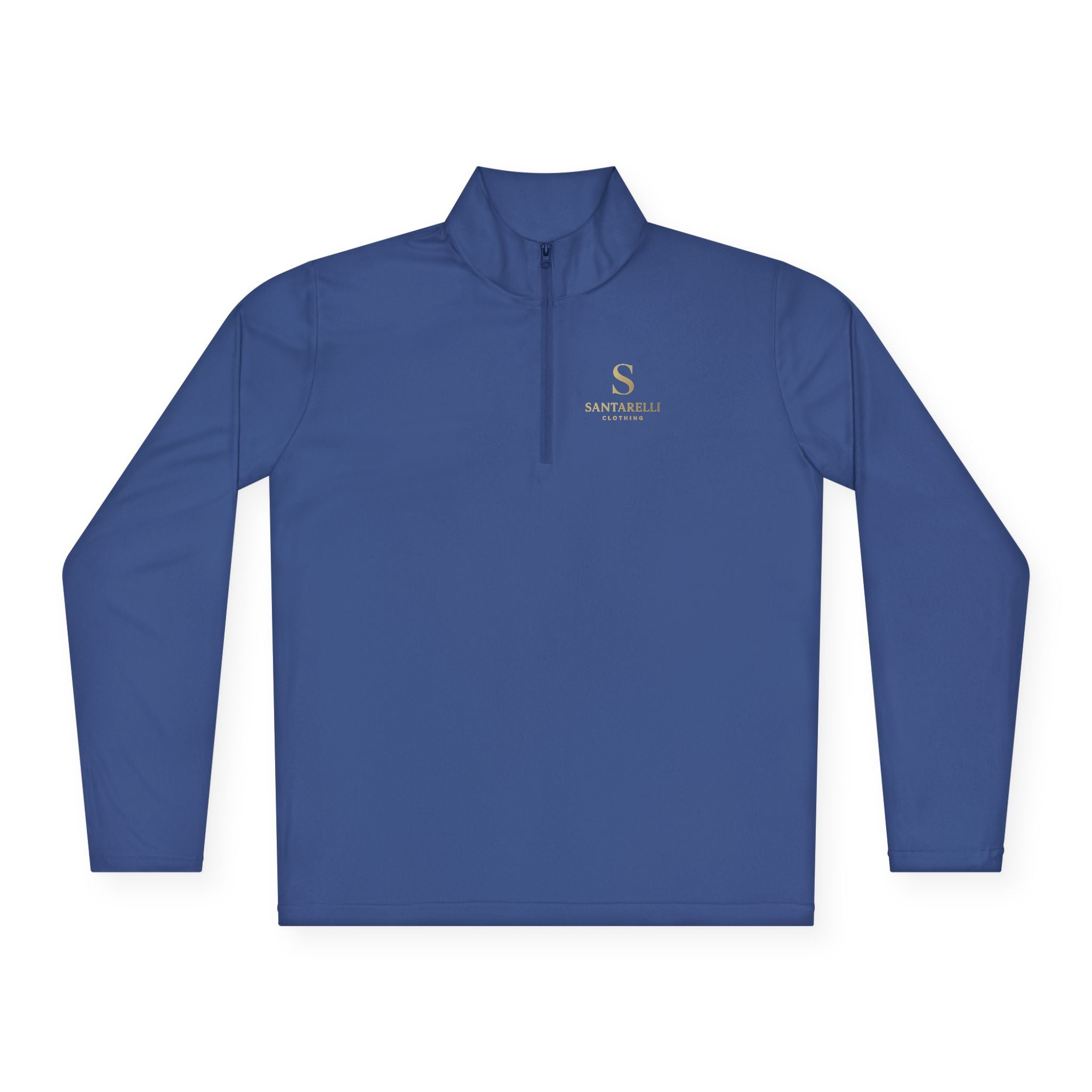 Quarter-Zip Pullover — Elegant 'S' Monogram Sportswear