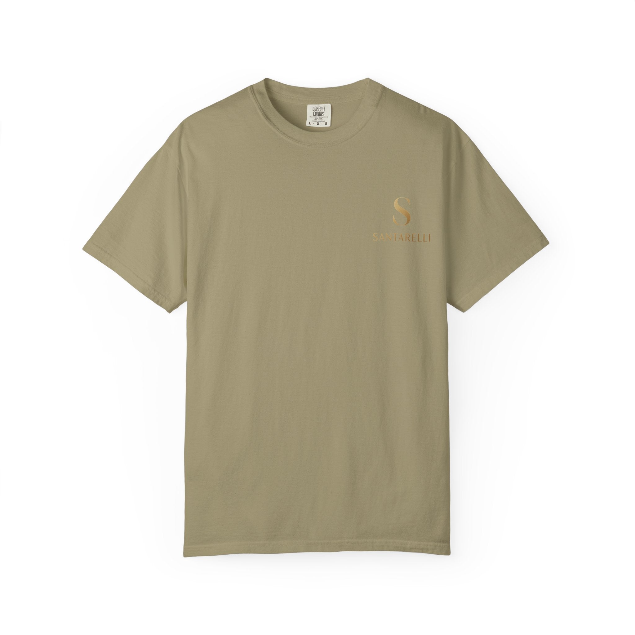 T-Shirt — Minimal Gold Foil 'S' Logo Tee