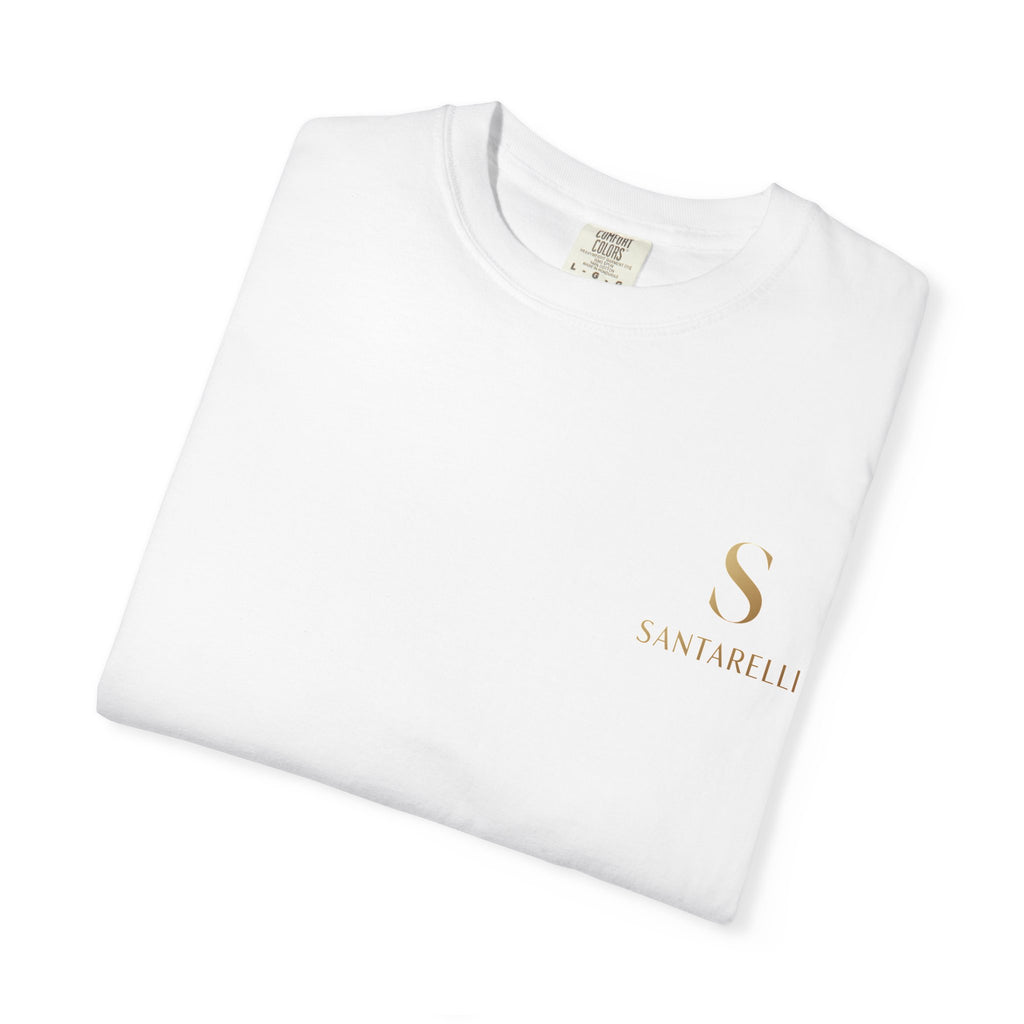 T-Shirt — Minimal Gold Foil 'S' Logo Tee