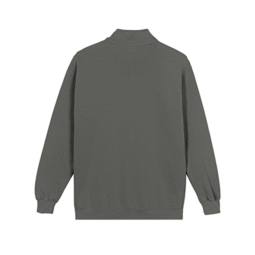 Quarter-Zip Sweatshirt — Minimalist 'S' Monogram Pullover