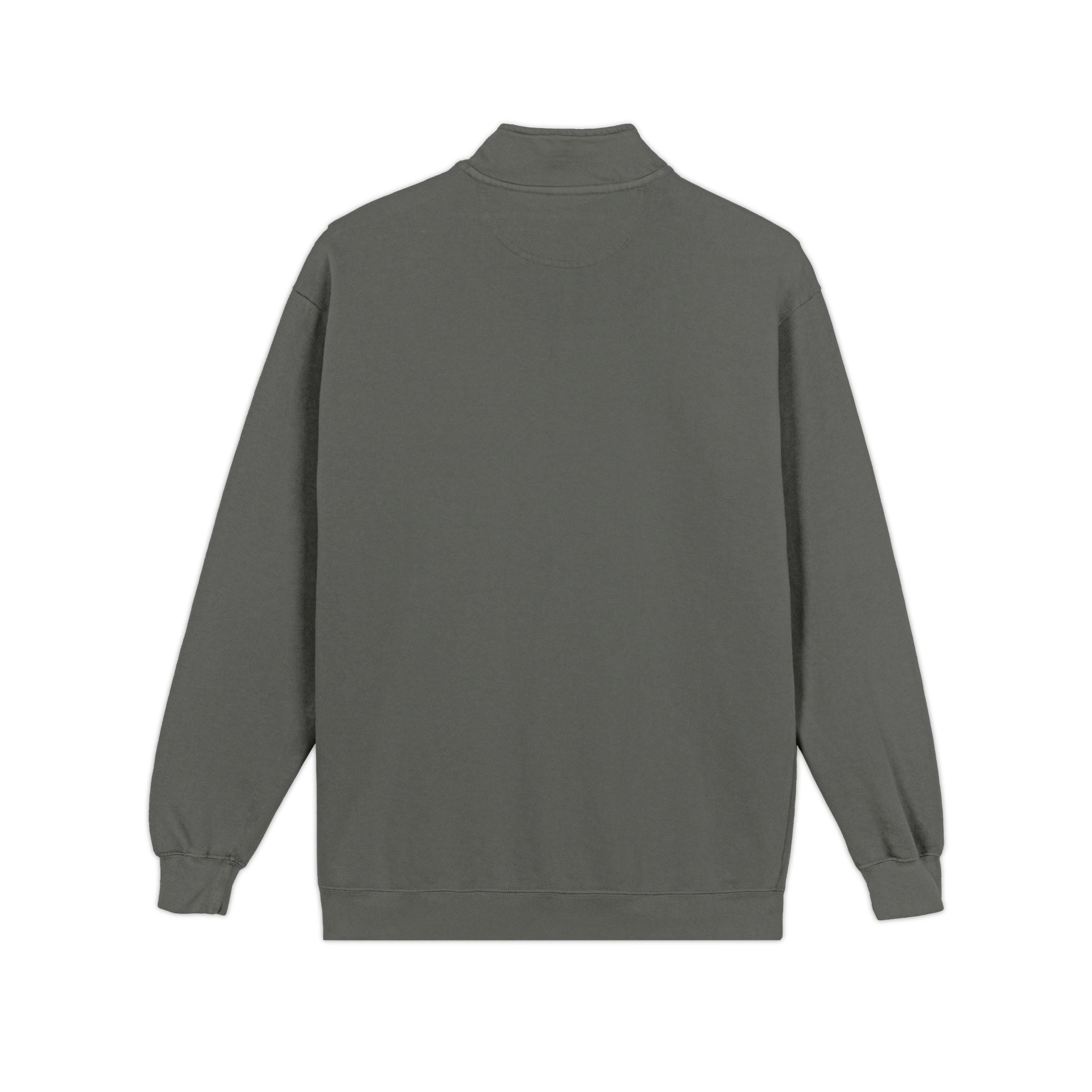 Quarter-Zip Sweatshirt — Minimalist 'S' Monogram Pullover