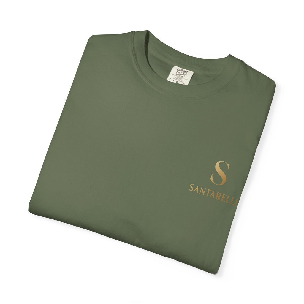 T-Shirt — Minimal Gold Foil 'S' Logo Tee