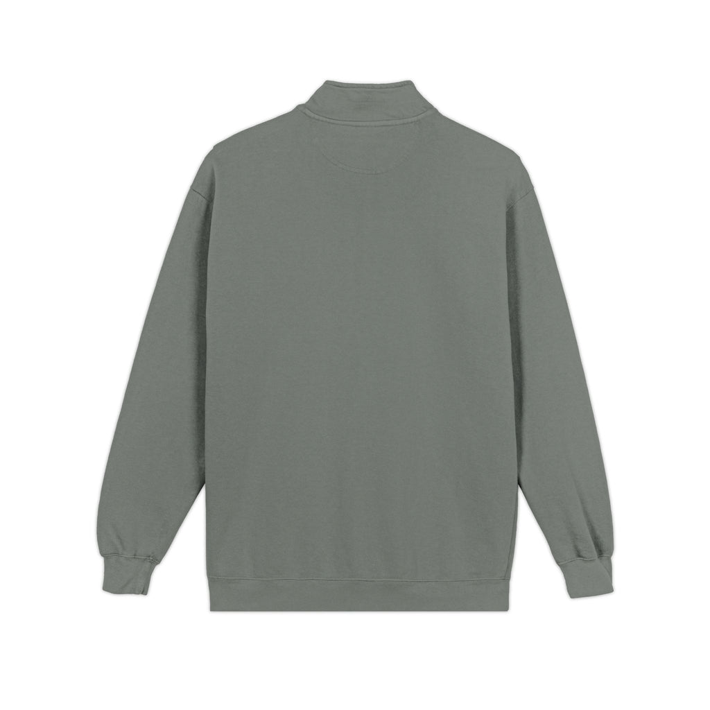 Quarter-Zip Sweatshirt — Minimalist 'S' Monogram Pullover