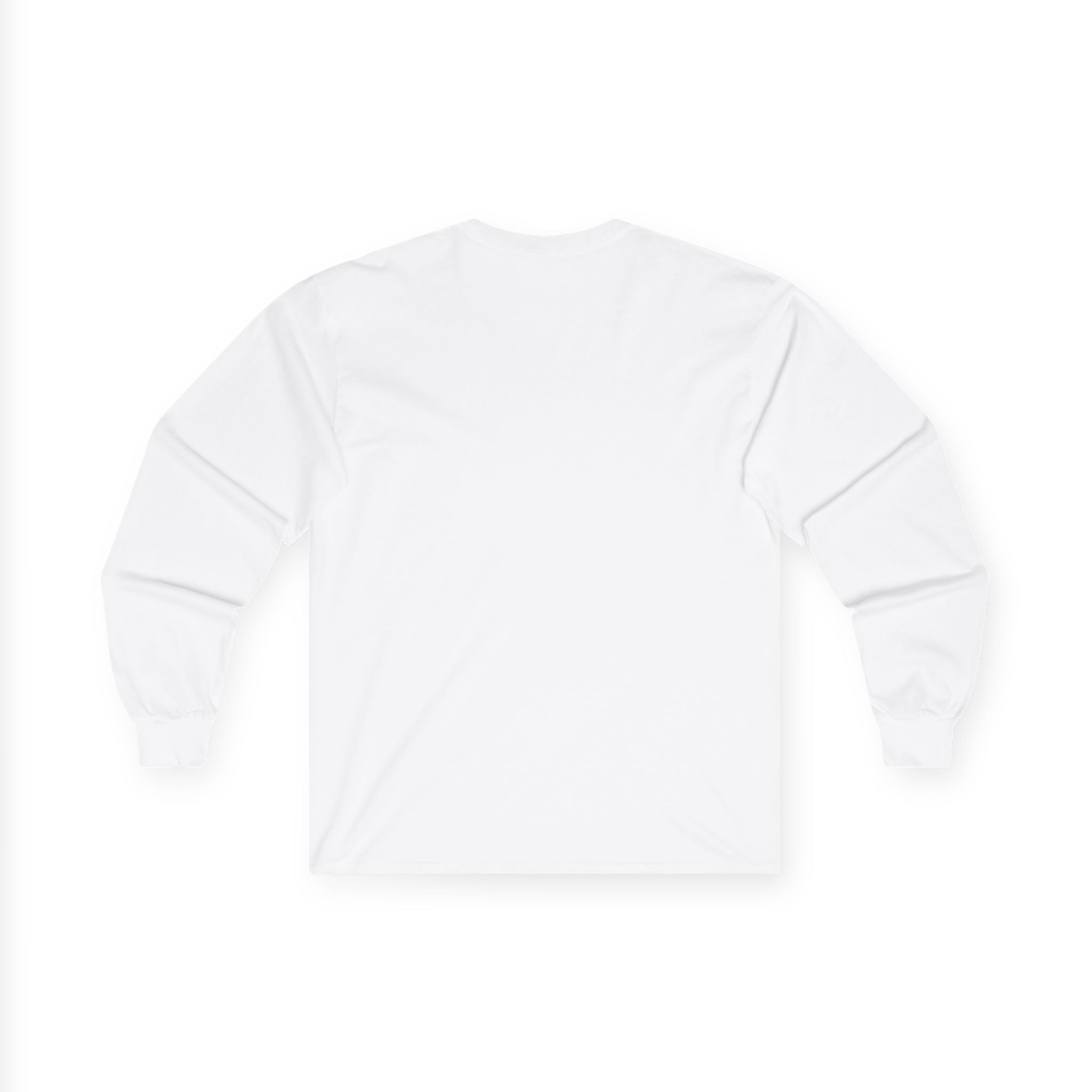 Minimal Monogram S Logo Long Sleeve Tee | White Chest Print