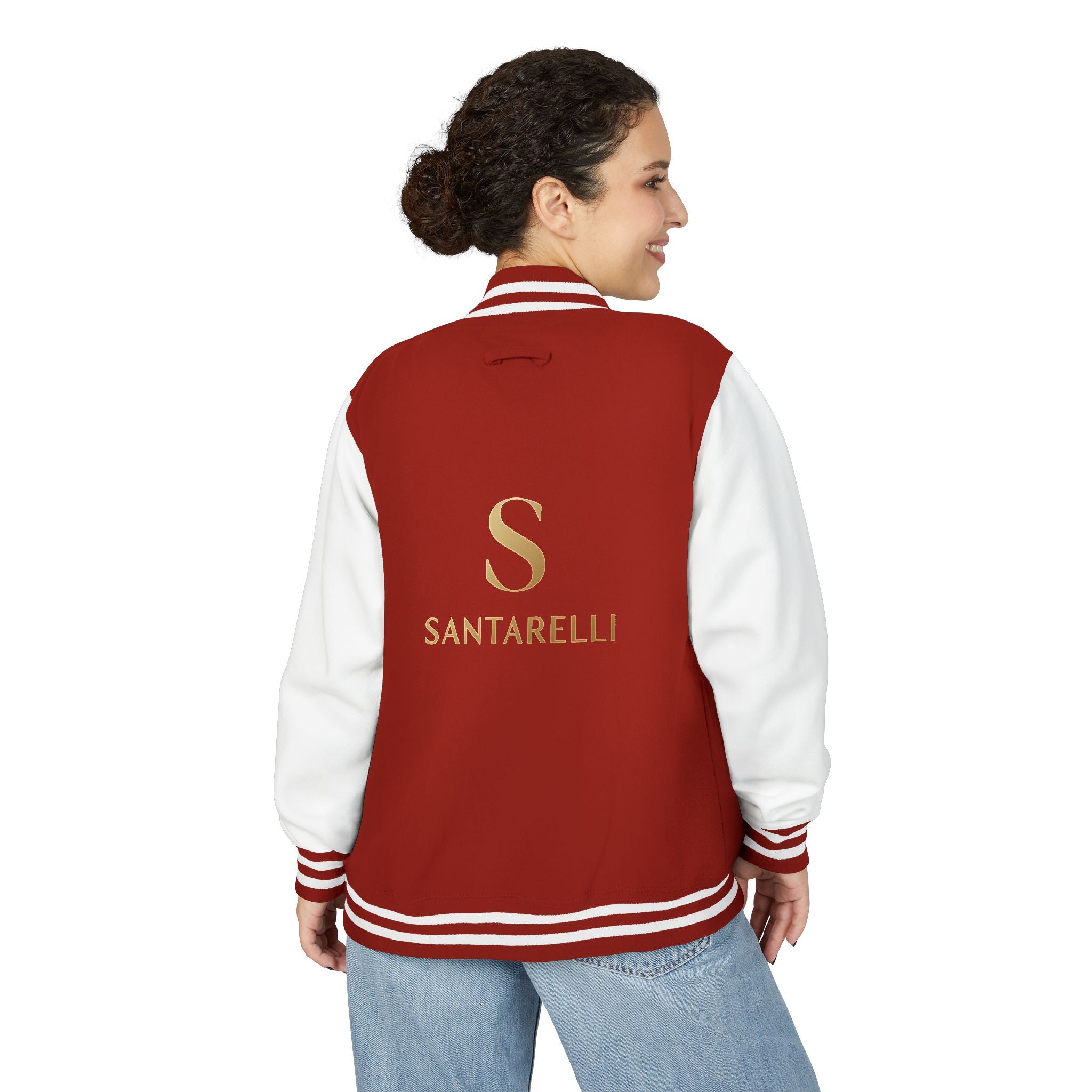 Letterman Jacket - Custom 'Santarelli' Embroidered Varsity Jacket