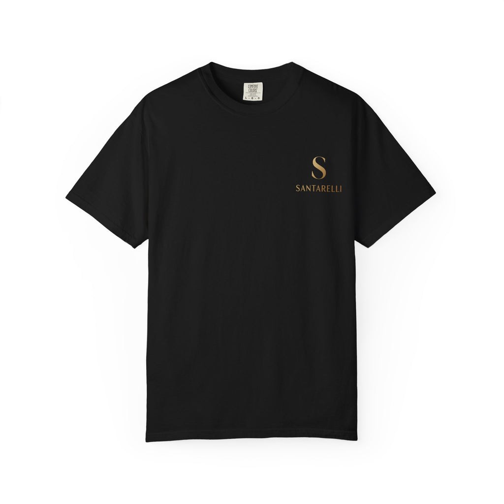 T-Shirt — Minimal Gold Foil 'S' Logo Tee