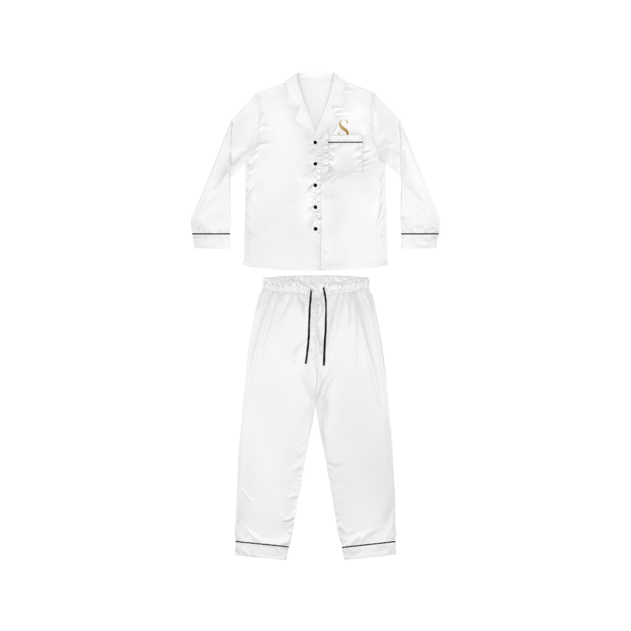 Women's Satin Pajama Set — Luxury Silk-Look Sleepwear