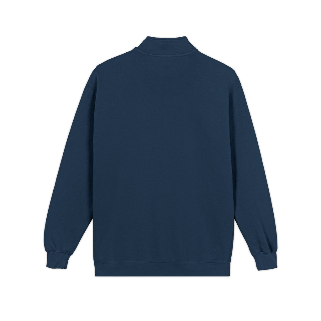 Quarter-Zip Sweatshirt — Minimalist 'S' Monogram Pullover