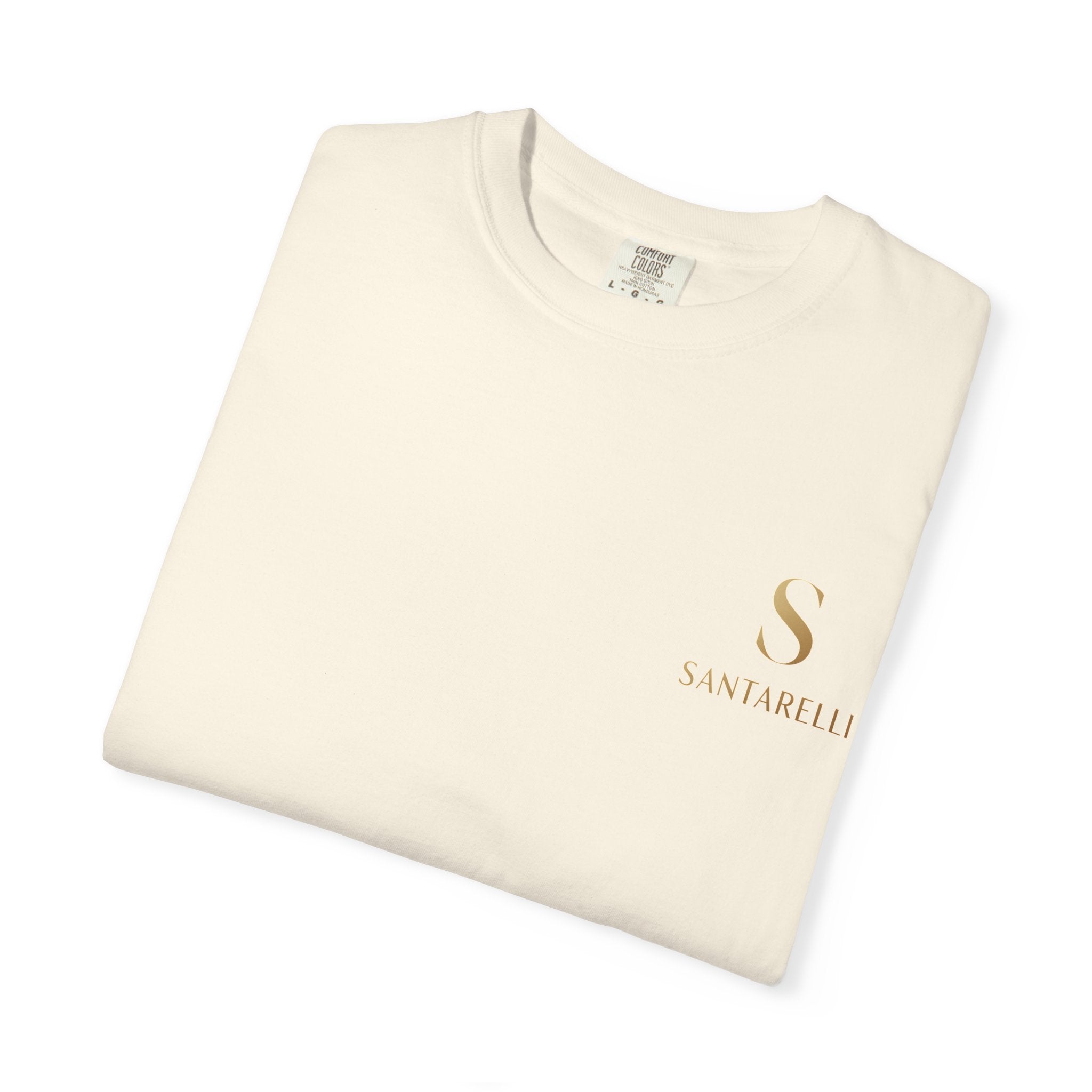T-Shirt — Minimal Gold Foil 'S' Logo Tee
