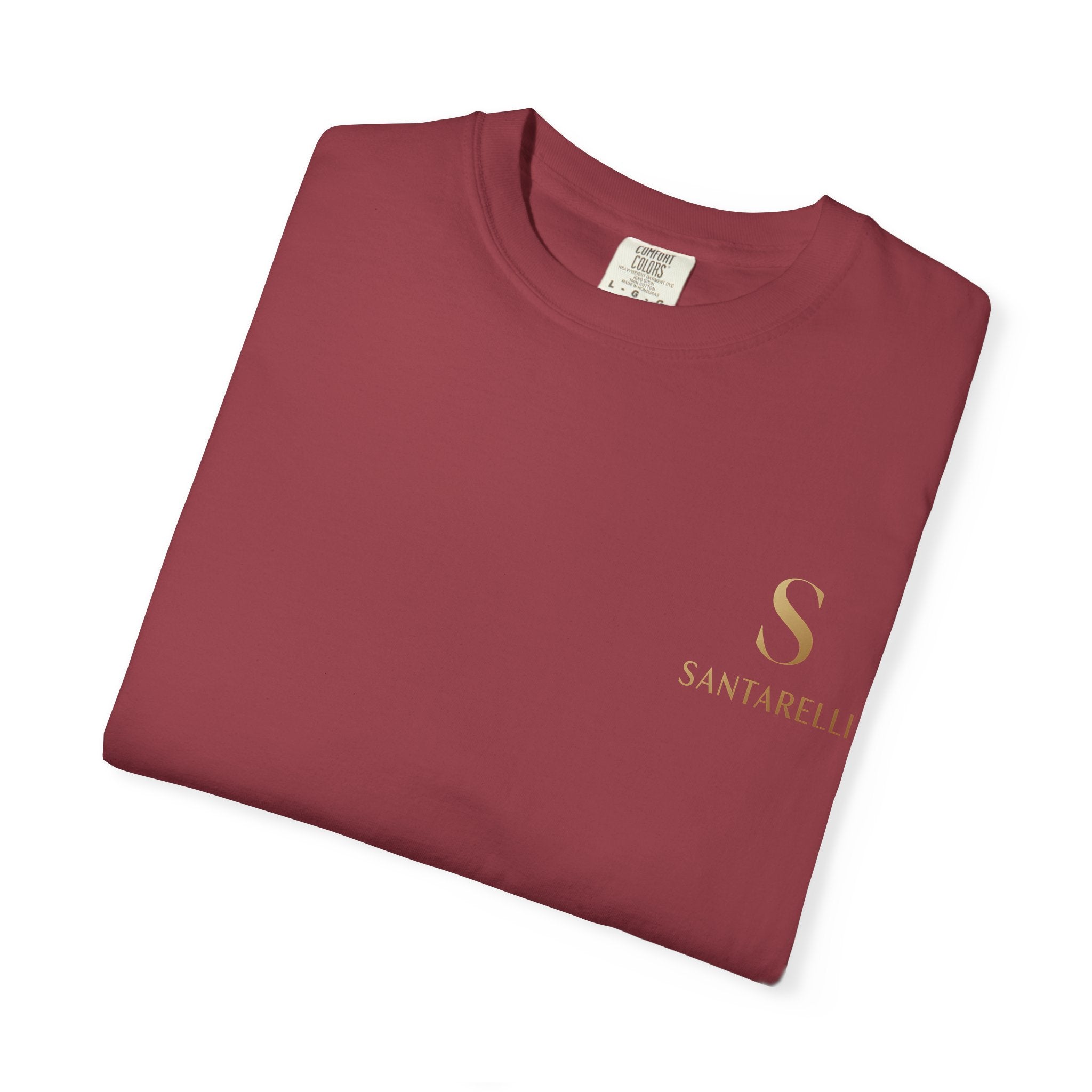 T-Shirt — Minimal Gold Foil 'S' Logo Tee