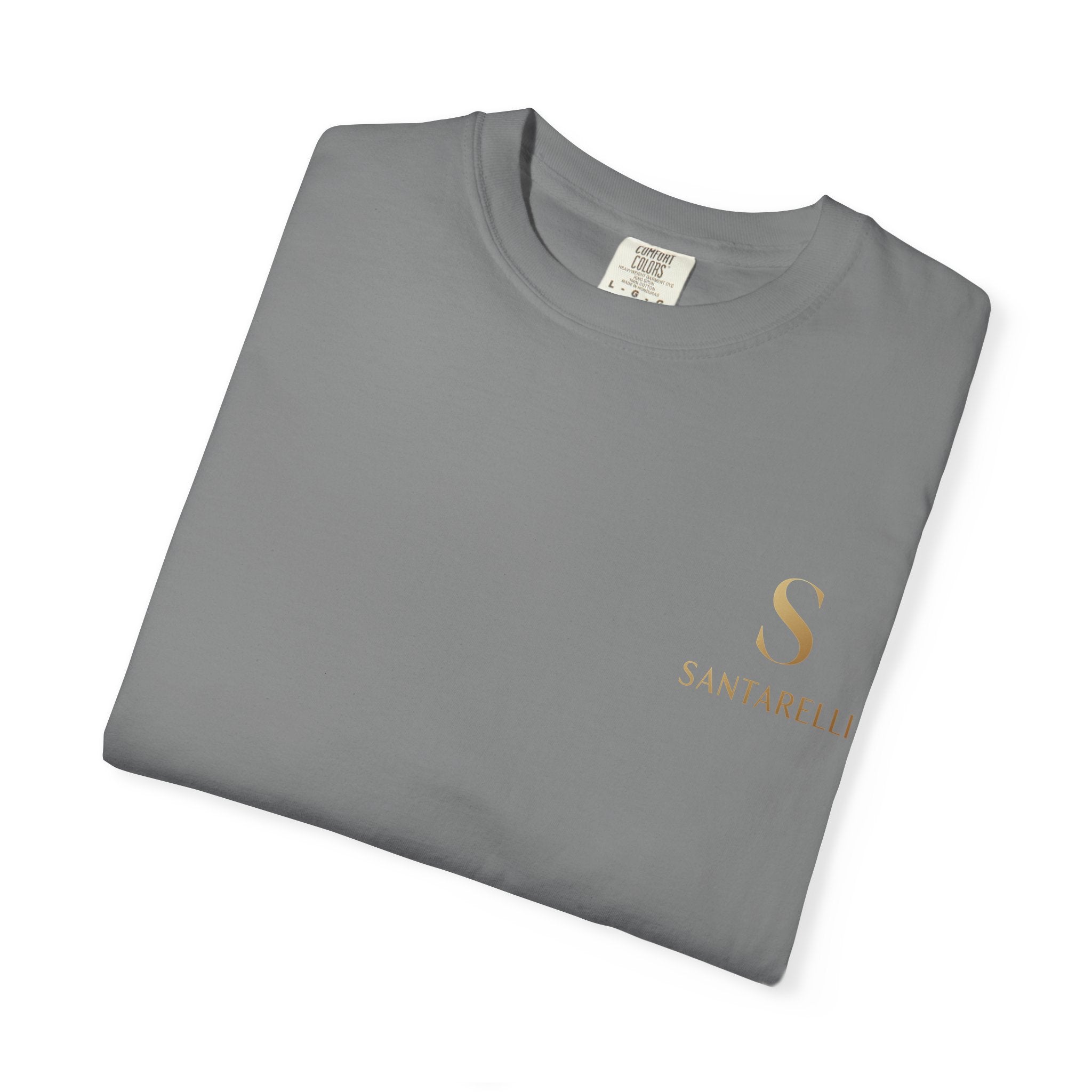 T-Shirt — Minimal Gold Foil 'S' Logo Tee