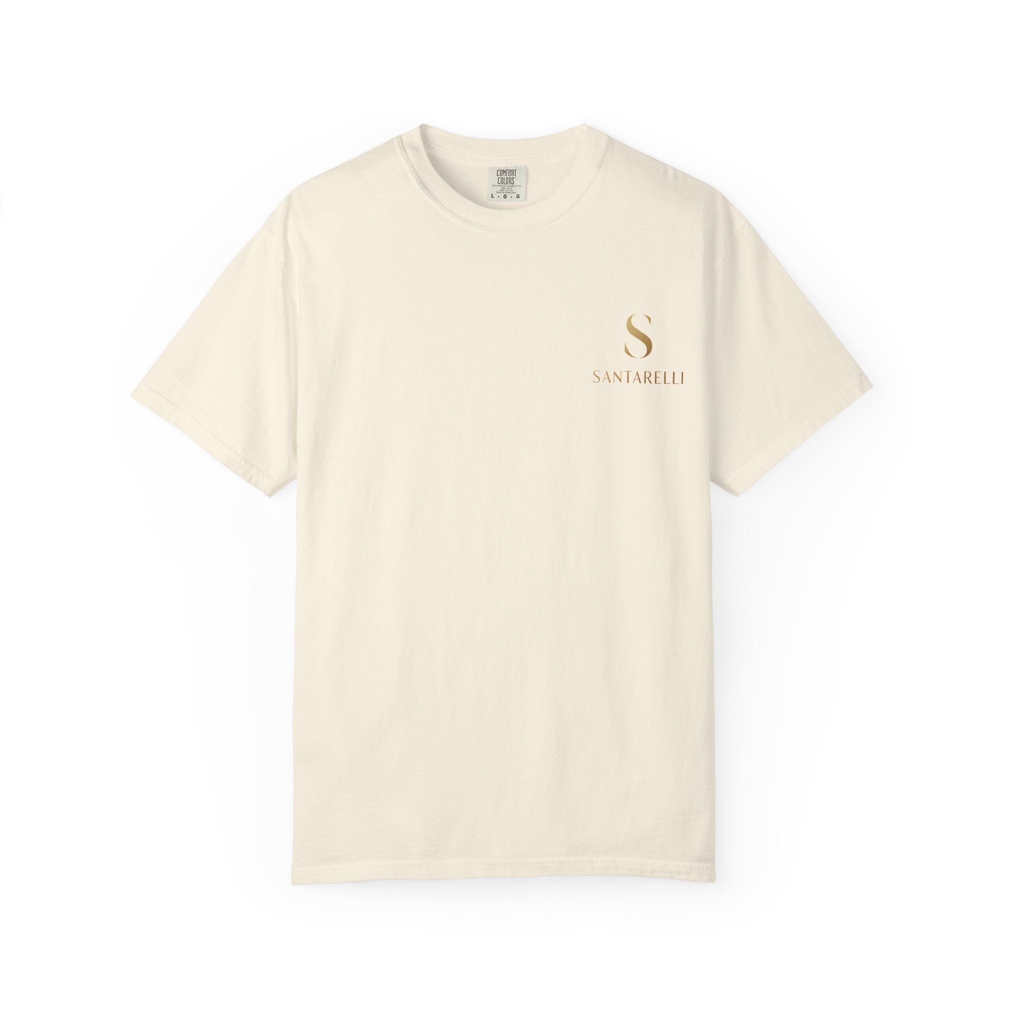 T-Shirt — Minimal Gold Foil 'S' Logo Tee