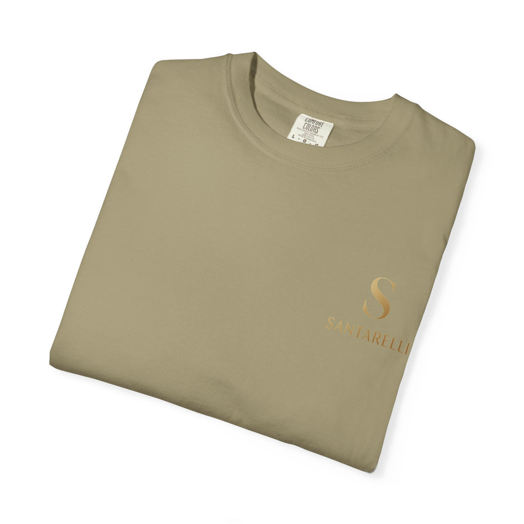 T-Shirt — Minimal Gold Foil 'S' Logo Tee