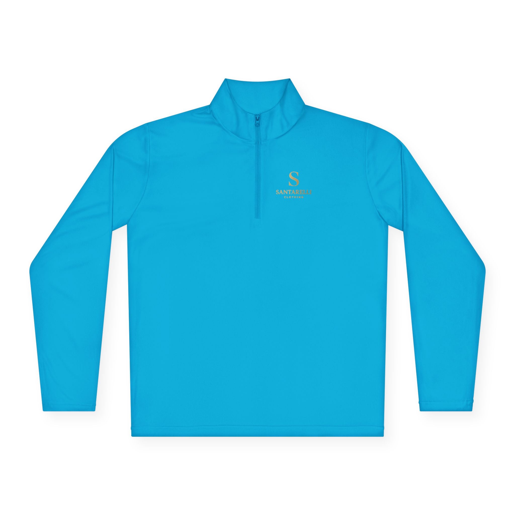 Quarter-Zip Pullover — Elegant 'S' Monogram Sportswear