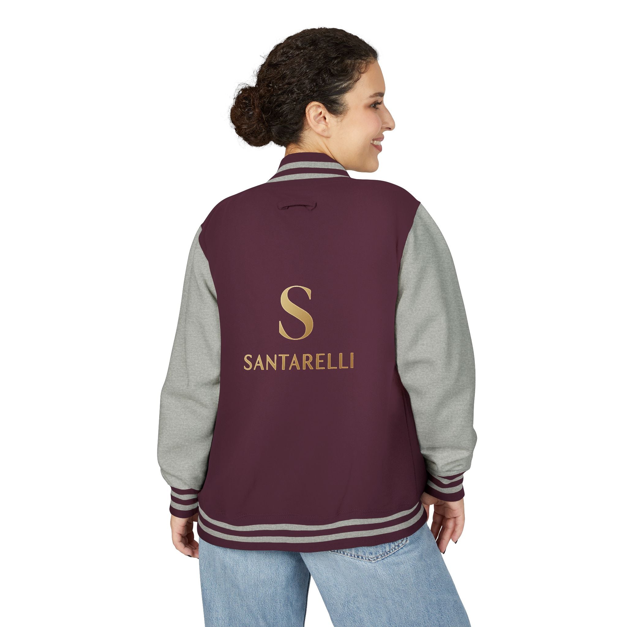 Letterman Jacket - Custom 'Santarelli' Embroidered Varsity Jacket