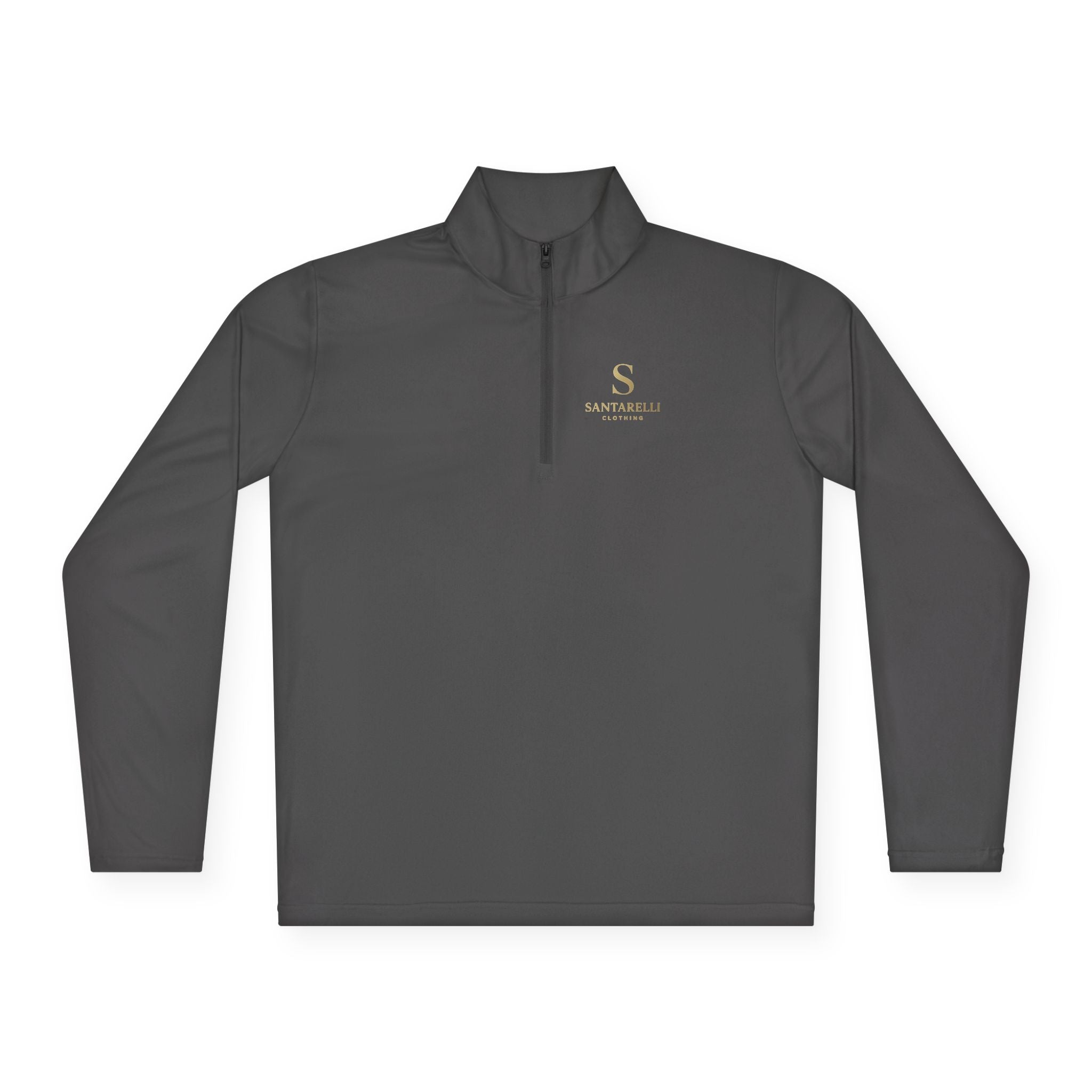 Quarter-Zip Pullover — Elegant 'S' Monogram Sportswear