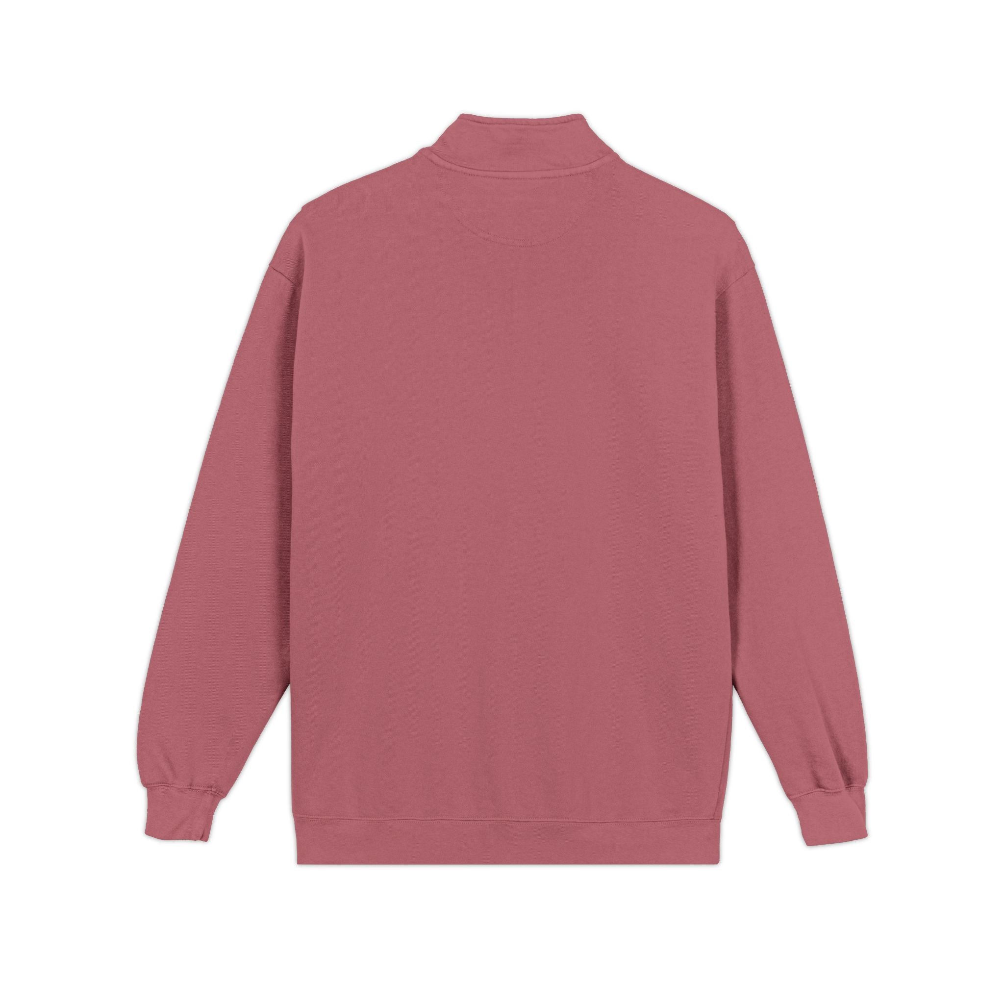 Quarter-Zip Sweatshirt — Minimalist 'S' Monogram Pullover
