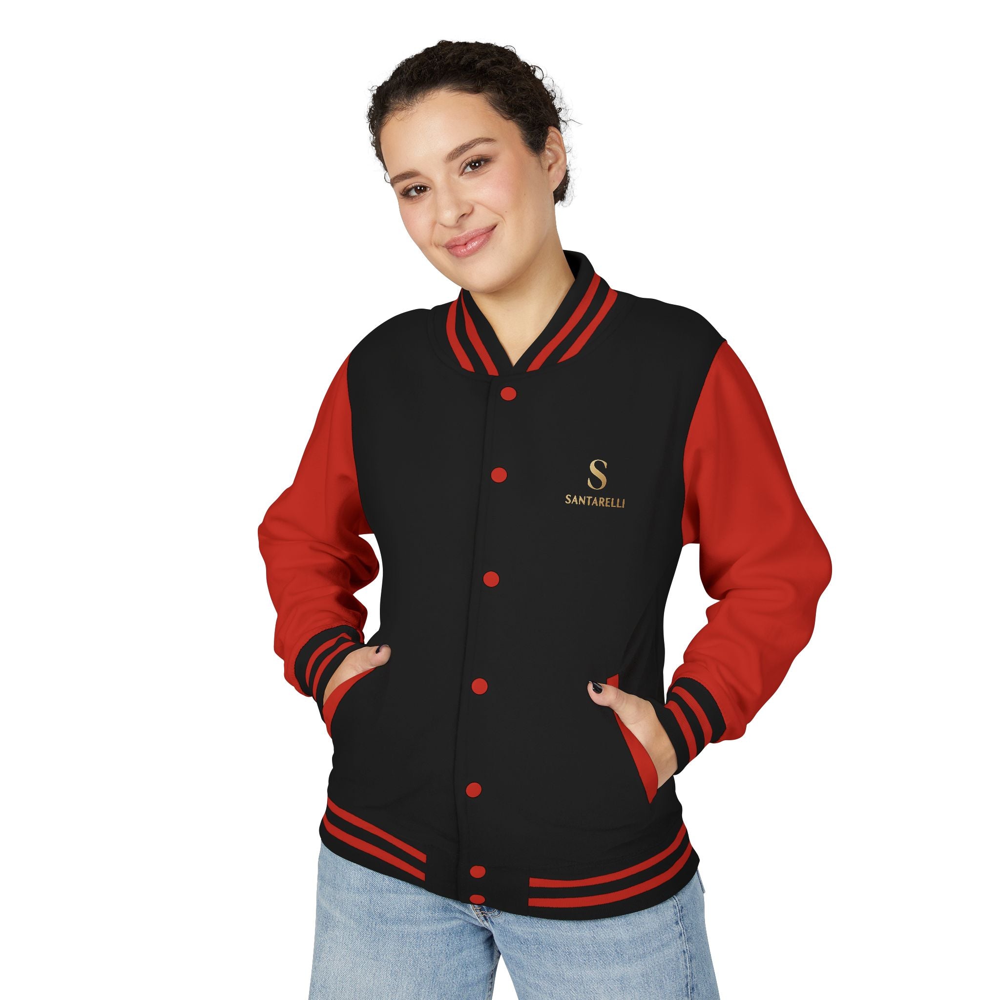 Letterman Jacket - Custom 'Santarelli' Embroidered Varsity Jacket